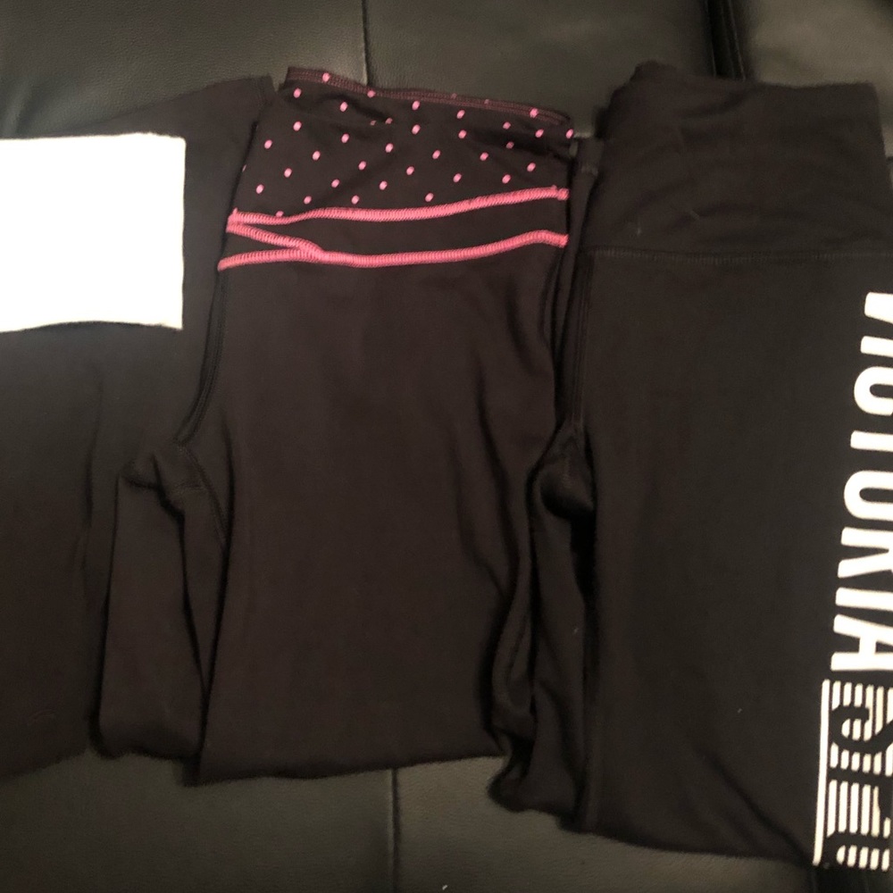 3 pair Victoria’s Secret yoga capris